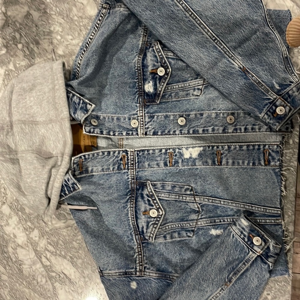 Cropped AEO Jean jacket